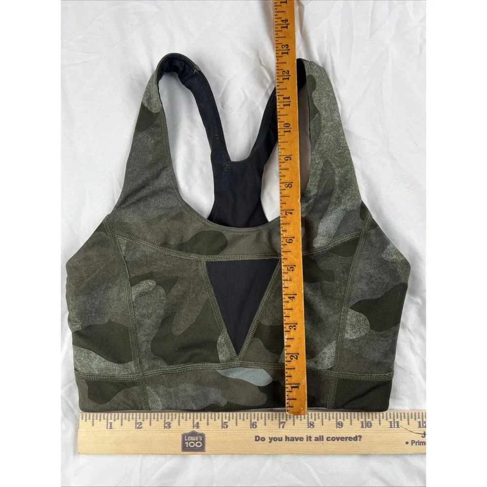 Small North Face‎ Women's Olive Green And Black Cam Movement Sports Bra Size XS